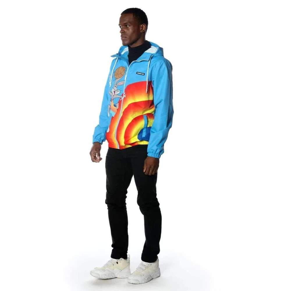 Space Jam x  Members Only  Men's  Exclusive New Legacy Team Windbreaker …